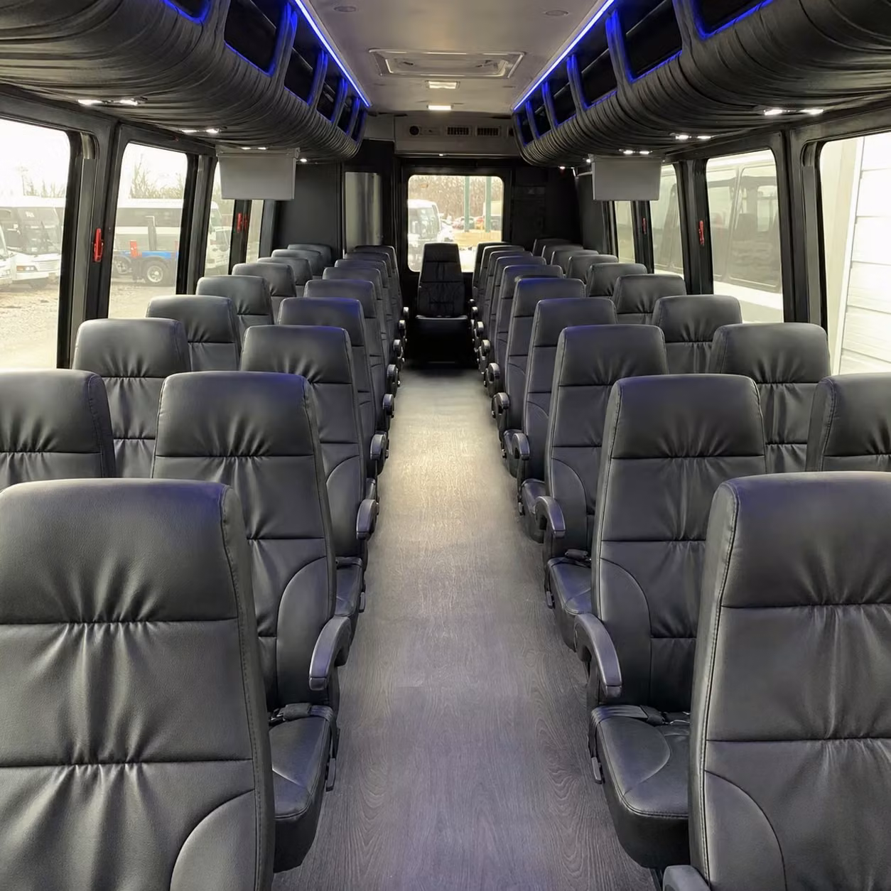 25 passenger minibus interior