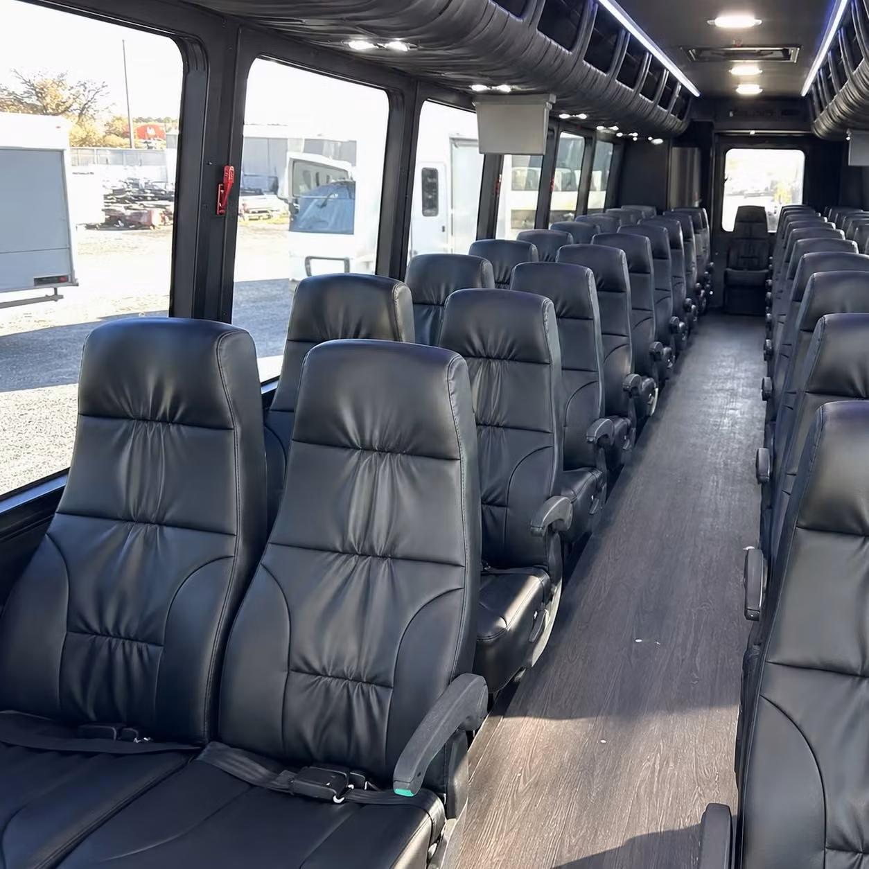 30 passenger minibus inside