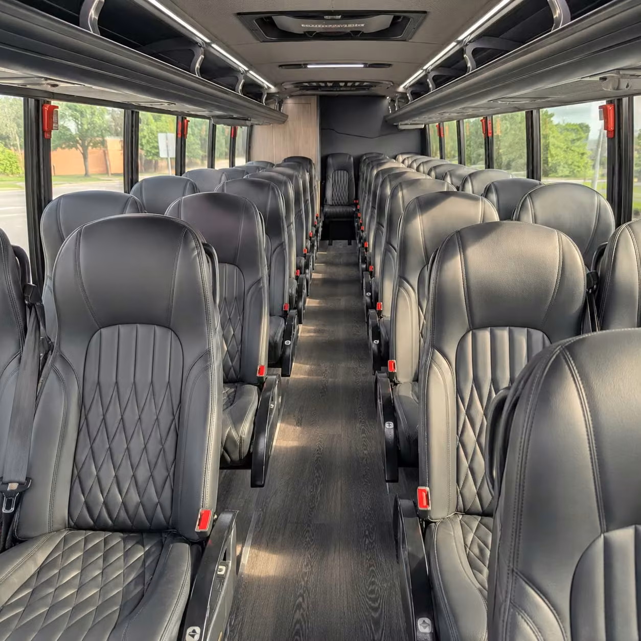 35 passenger minibus inside