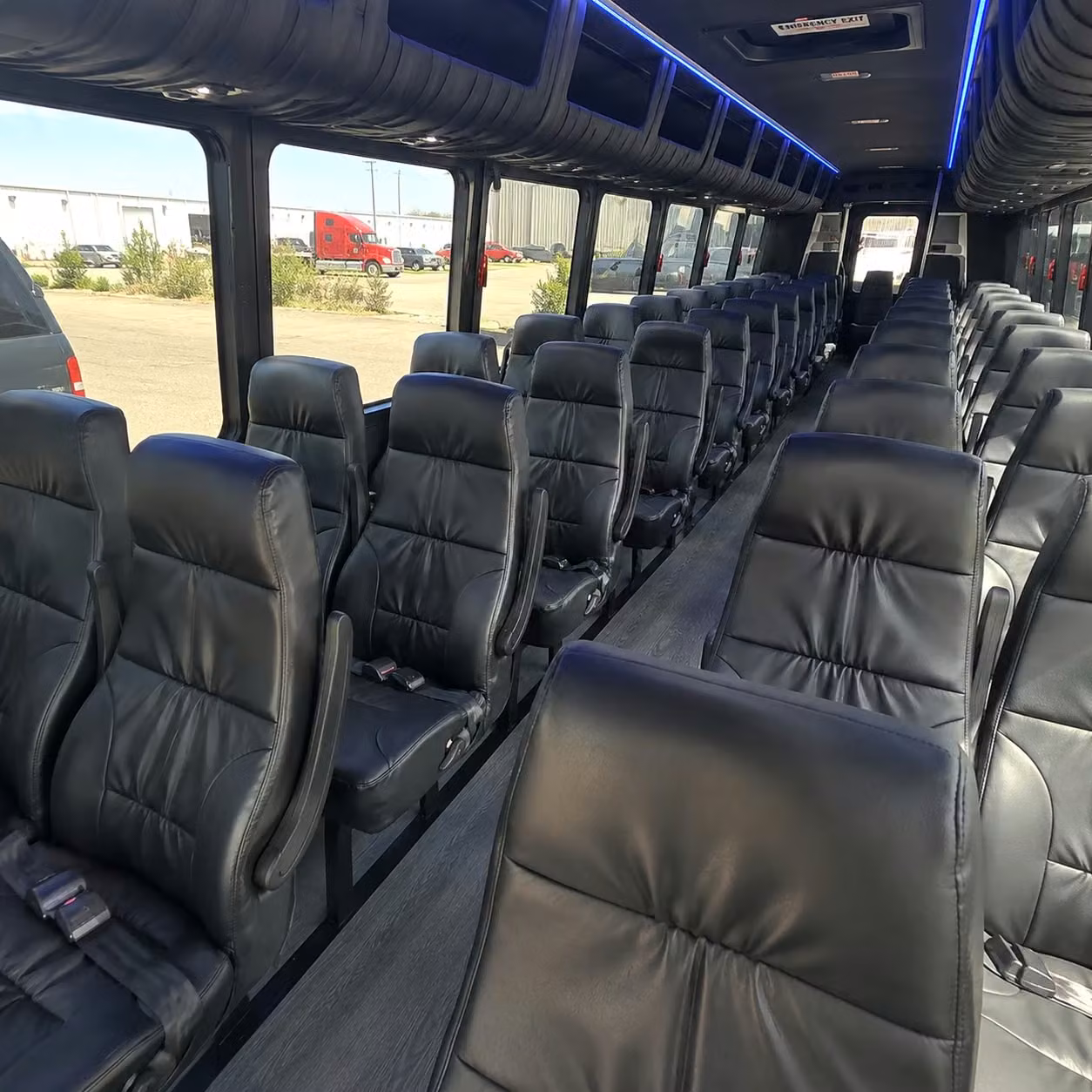 35 passenger minibus interior