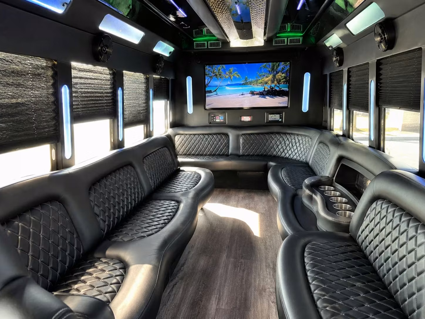 hesperia party bus rentals for prom night ride in style through the high desert