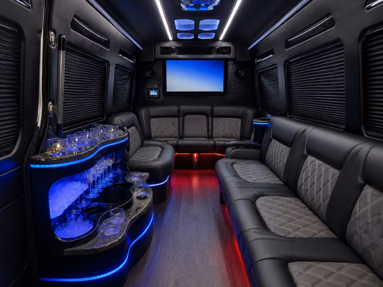 rehearsal dinner and multi day wedding weekend transportation in hesperia