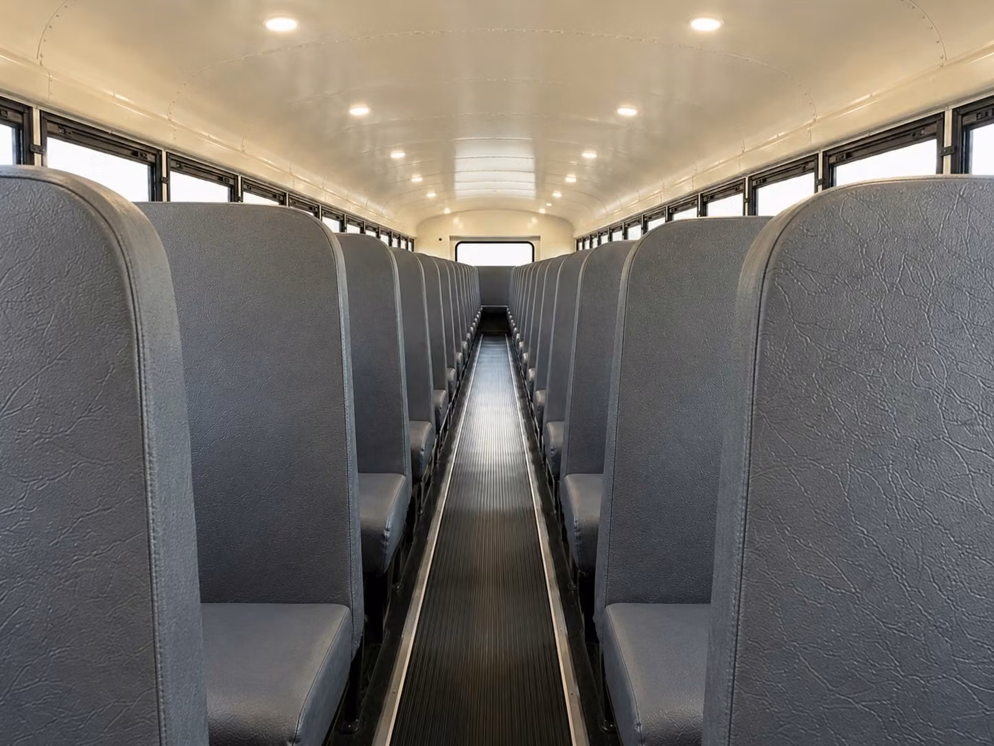 school bus interior