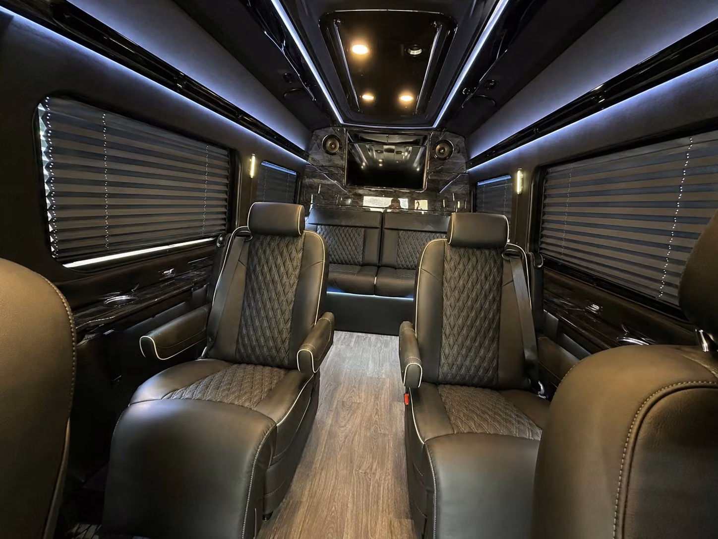 sprinter van with driver interior